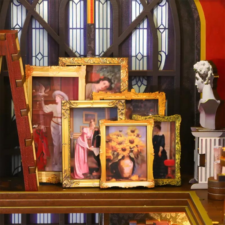 Miniaturowy domek Book Nook - Galeria wspomnień