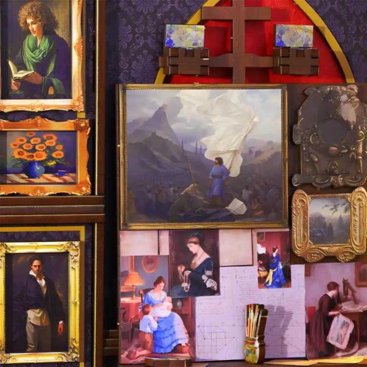Miniaturowy domek Book Nook - Galeria wspomnień