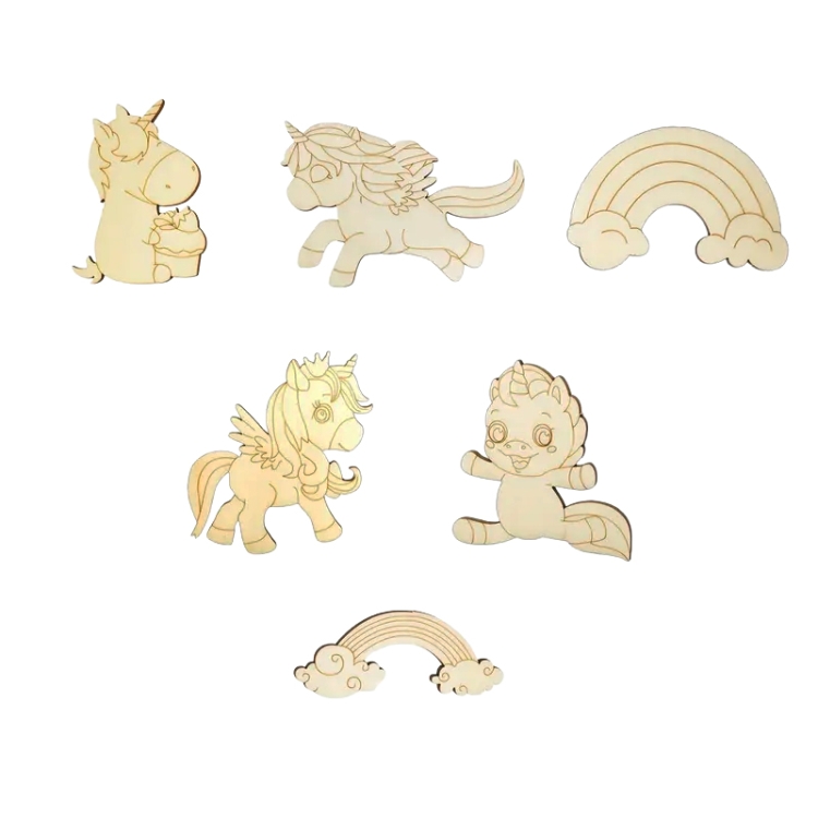 JEDNOROŻCE - zestaw kreatywny do malowania - 24 elementy