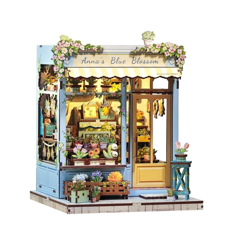 Miniaturowy domek Book Nook - Kwiaty szczęścia* - CuteBee