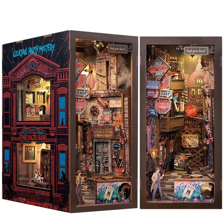 Miniaturowy domek Book Nook - Detektyw Marlow