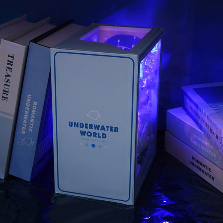 Miniaturowy domek Book Nook - Niebieski ocean