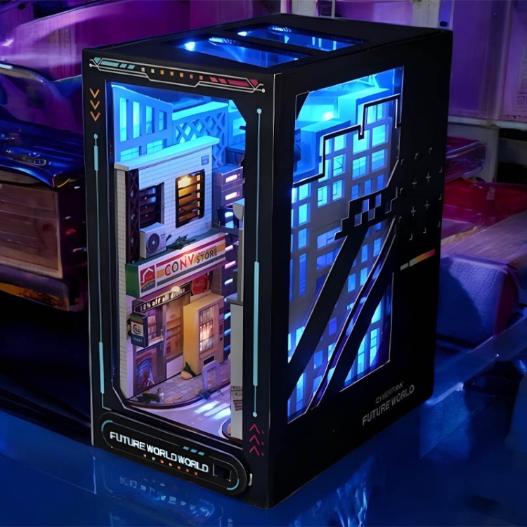 Miniaturowy domek Book Nook - Cyberworld