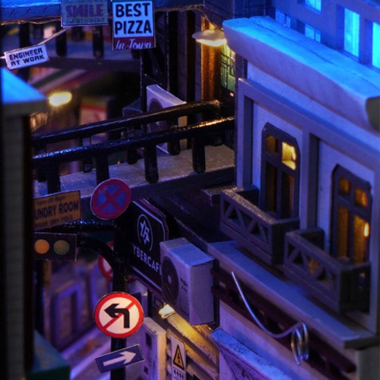 Miniaturowy domek Book Nook - Cyberworld