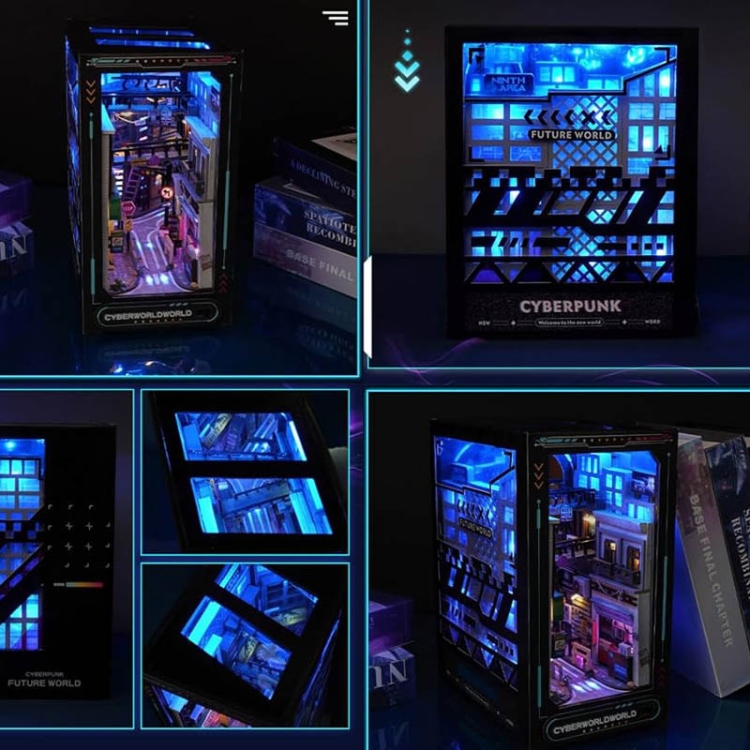 Miniaturowy domek Book Nook - Cyberworld