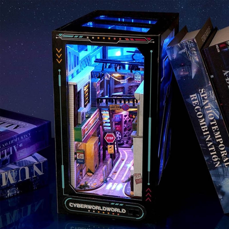 Miniaturowy domek Book Nook - Cyberworld