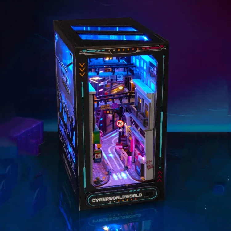 Miniaturowy domek Book Nook - Cyberworld