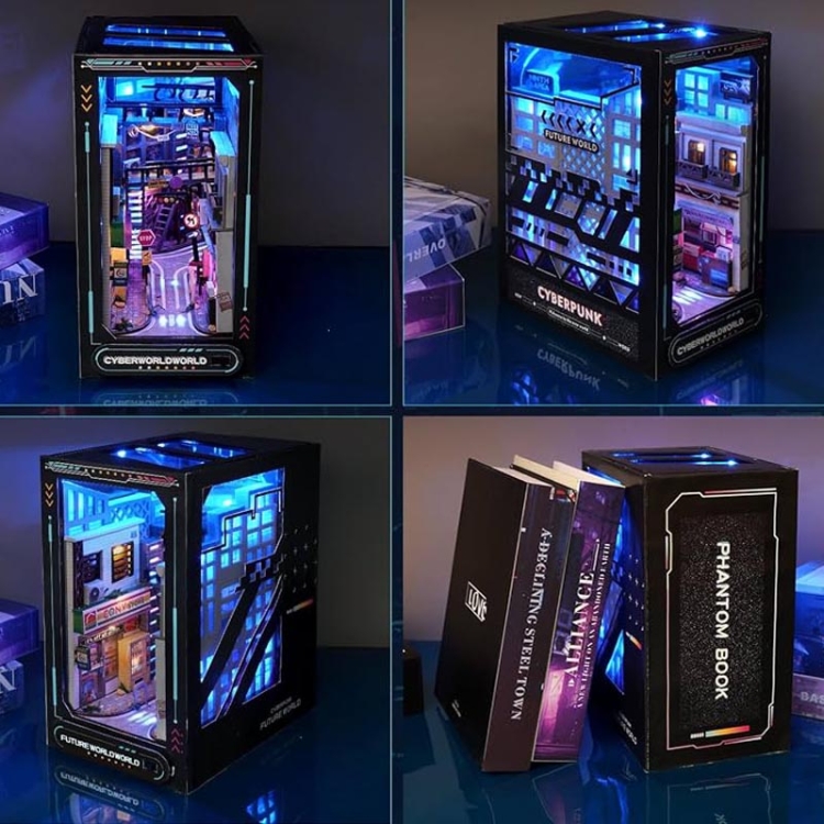 Miniaturowy domek Book Nook - Cyberworld