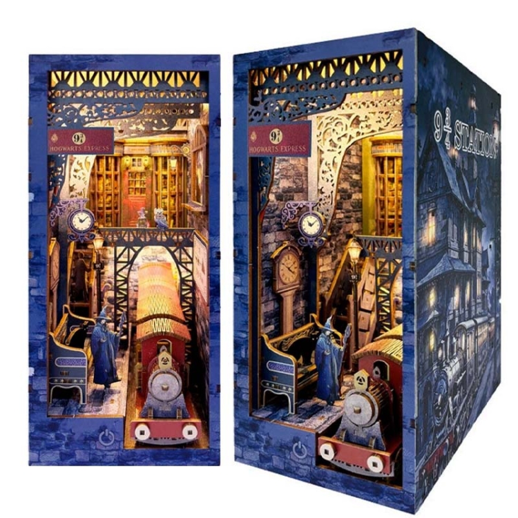 Miniaturowy domek Book Nook - Hogwart Ekspress