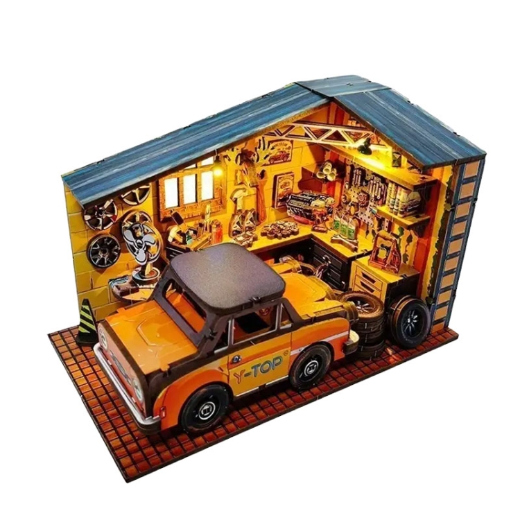 Miniaturowy domek Book Nook - Warsztat Roku