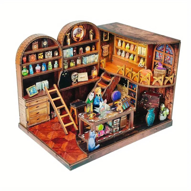 Miniaturowy domek Book Nook - Komnata czarów i eliksirów