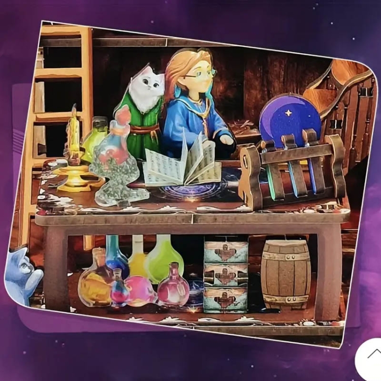 Miniaturowy domek Book Nook - Komnata czarów i eliksirów