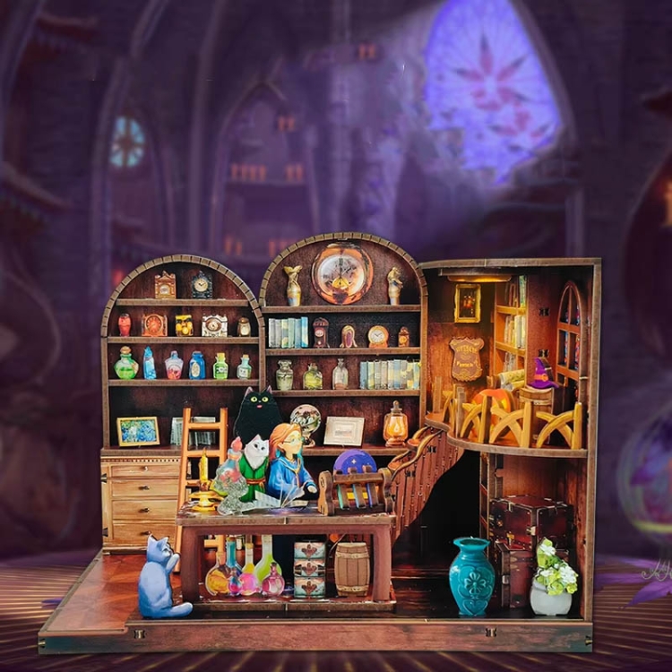 Miniaturowy domek Book Nook - Komnata czarów i eliksirów