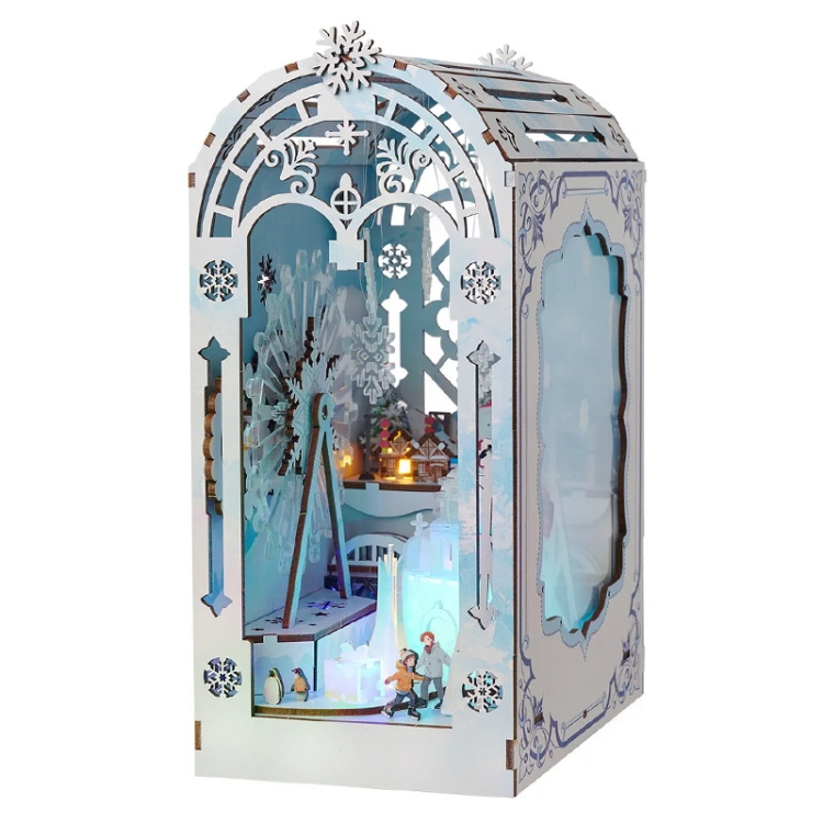 Miniaturowy domek Book Nook - Lodowa kraina - IIECREATE