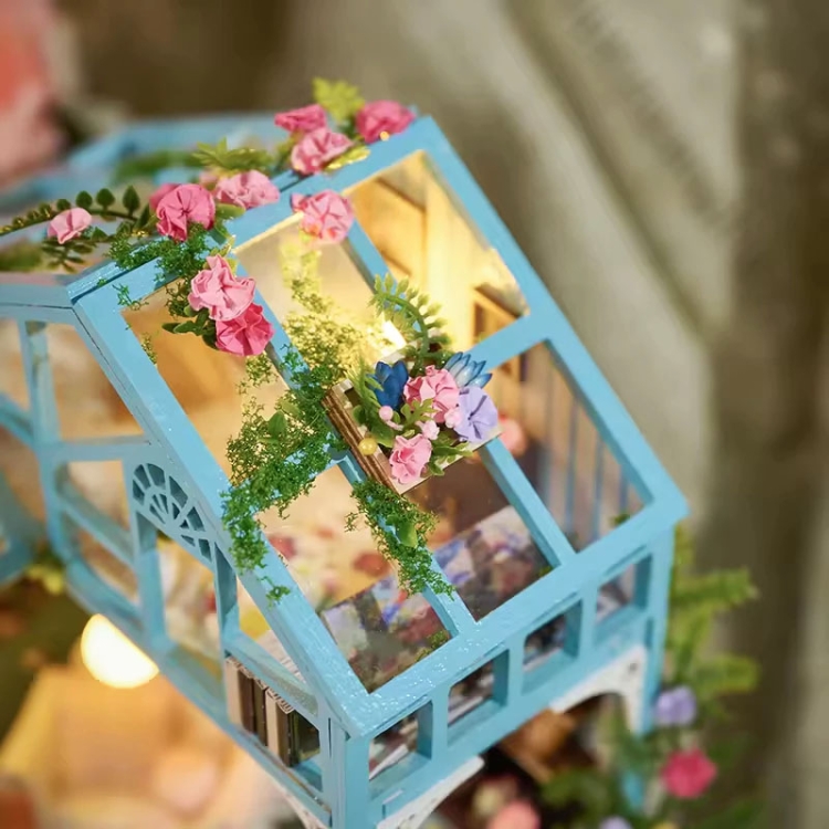 Miniaturowy domek Różany zakątek - IIECREATE