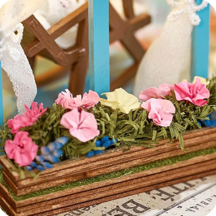 Miniaturowy domek Różany zakątek - IIECREATE