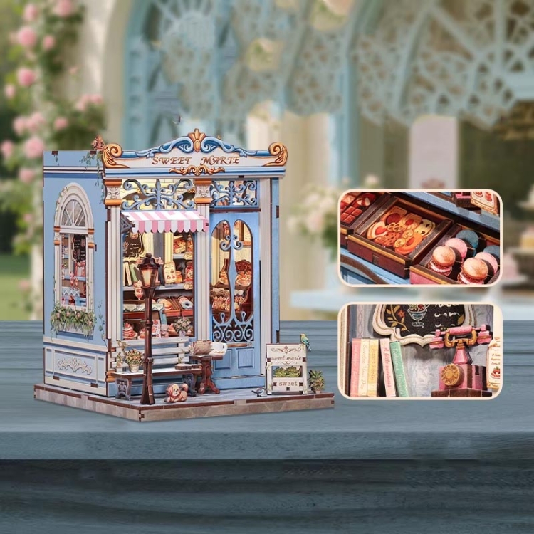 Miniaturowy domek Book Nook - Słodka czekolada