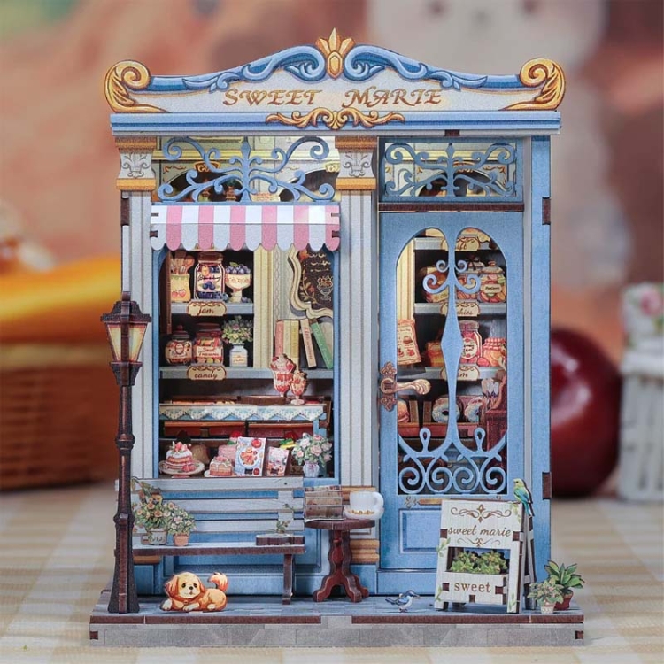Miniaturowy domek Book Nook - Słodka czekolada