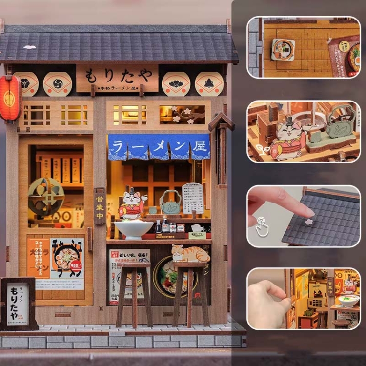 Miniaturowy domek Book Nook - Bar w Tokio