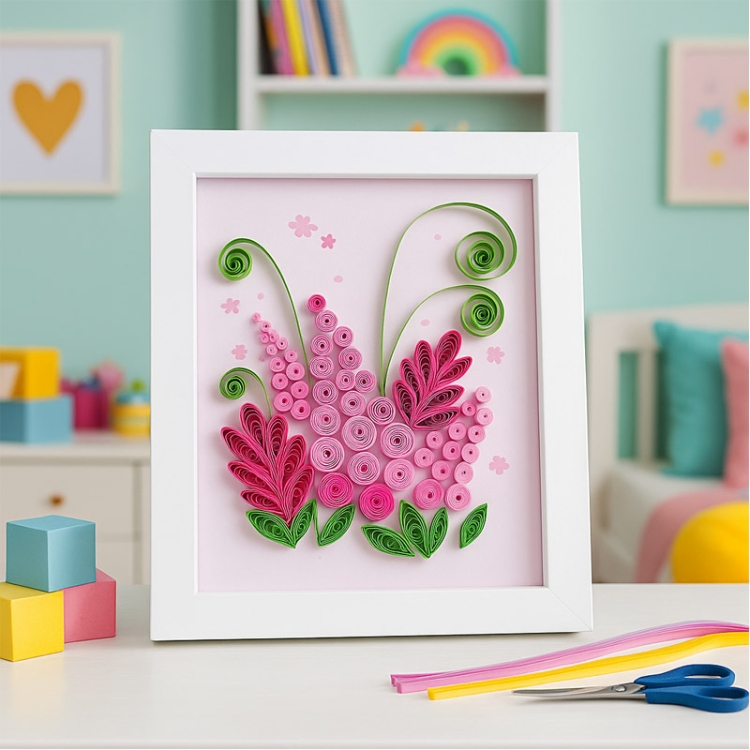 Zestaw DIY QUILLING - Wiosenny poranek