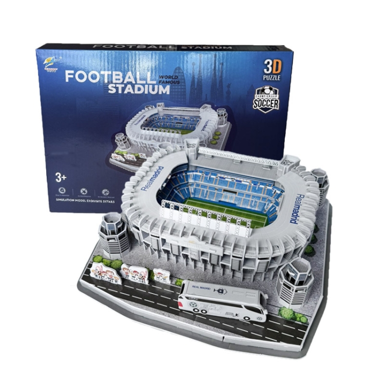 Stadion piłkarski - SANTIAGO BERNABEU - Real Madryt FC - Puzzle 3D 138 elementów