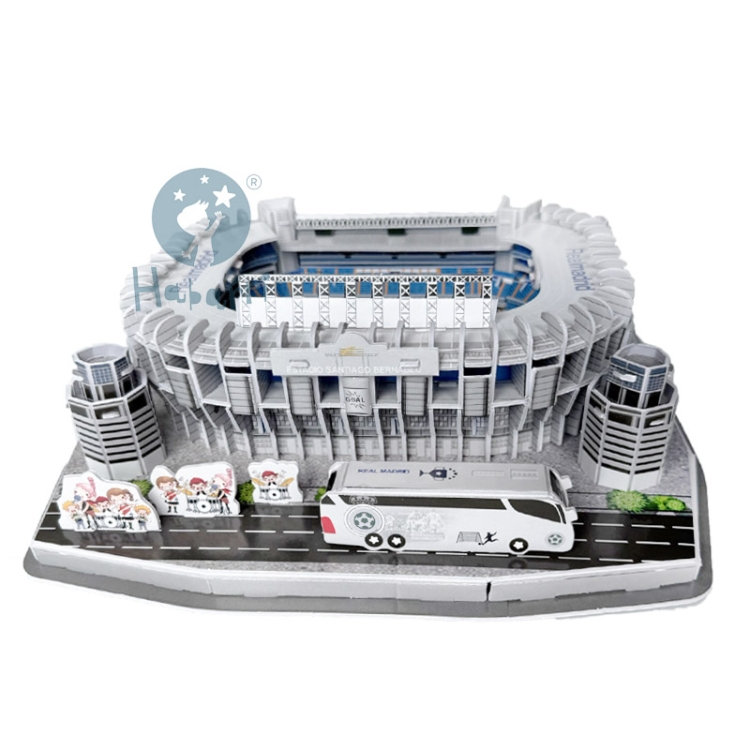 Stadion piłkarski - SANTIAGO BERNABEU - Real Madryt FC - Puzzle 3D 138 elementów
