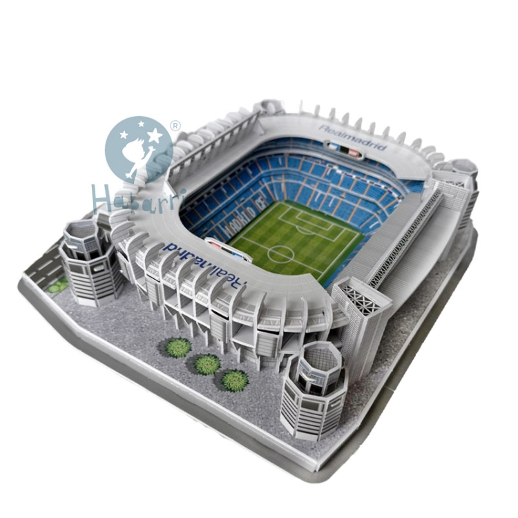 Stadion piłkarski - SANTIAGO BERNABEU - Real Madryt FC - Puzzle 3D 138 elementów