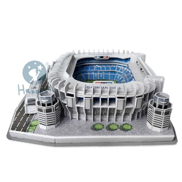 Stadion piłkarski - SANTIAGO BERNABEU - Real Madryt FC - Puzzle 3D 138 elementów