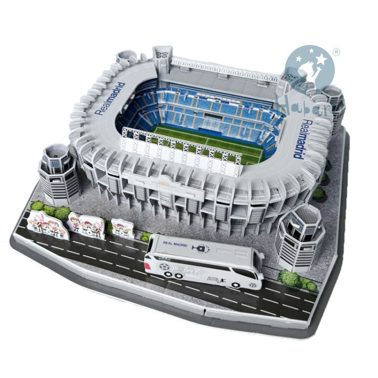 Stadion piłkarski - SANTIAGO BERNABEU - Real Madryt FC - Puzzle 3D 138 elementów