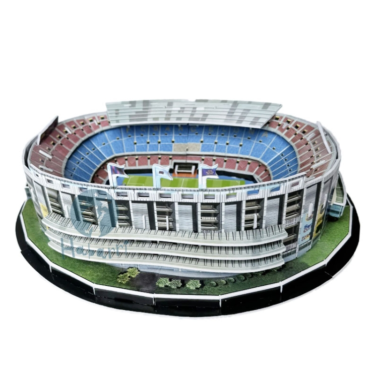 Stadion piłkarski - CAMP NOU - Barcelona FC - Puzzle 3D 63 elementy