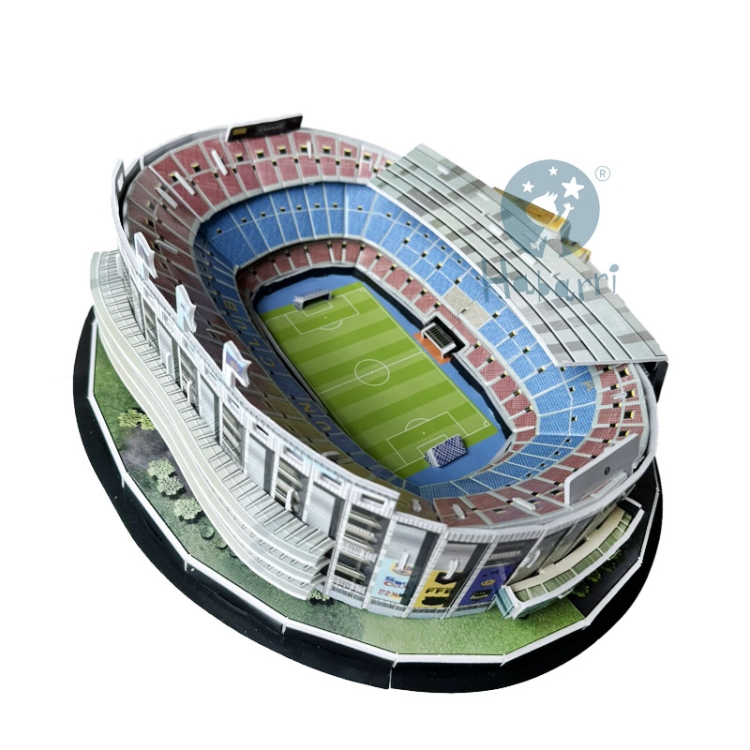 Stadion piłkarski - CAMP NOU - Barcelona FC - Puzzle 3D 63 elementy