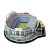 Stadion piłkarski - CAMP NOU - Barcelona FC - Puzzle 3D 63 elementy