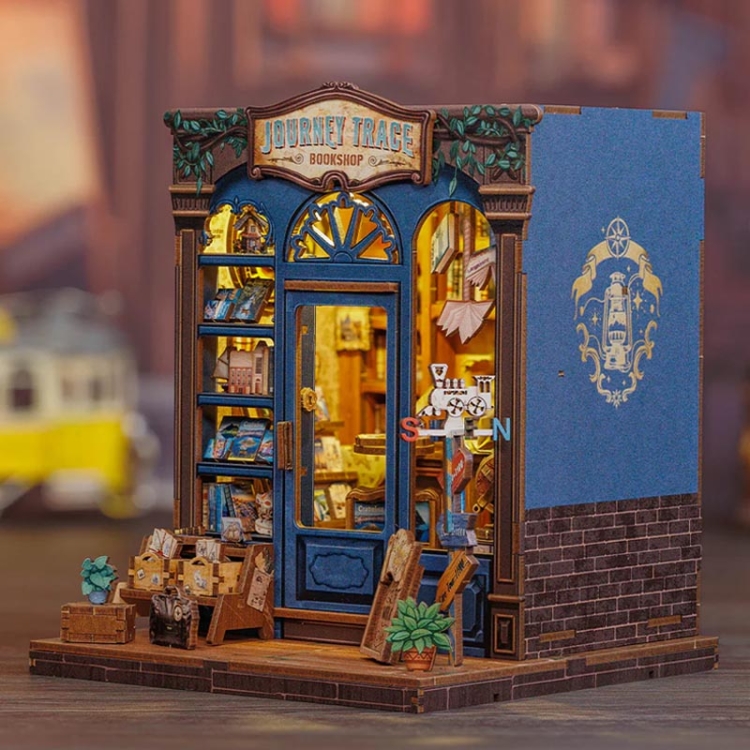 Miniaturowy domek mini Book Nook - Drzwi do świata podróży