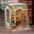 Miniaturowy domek mini Book Nook - Antykwariat pod zielonym bluszczem