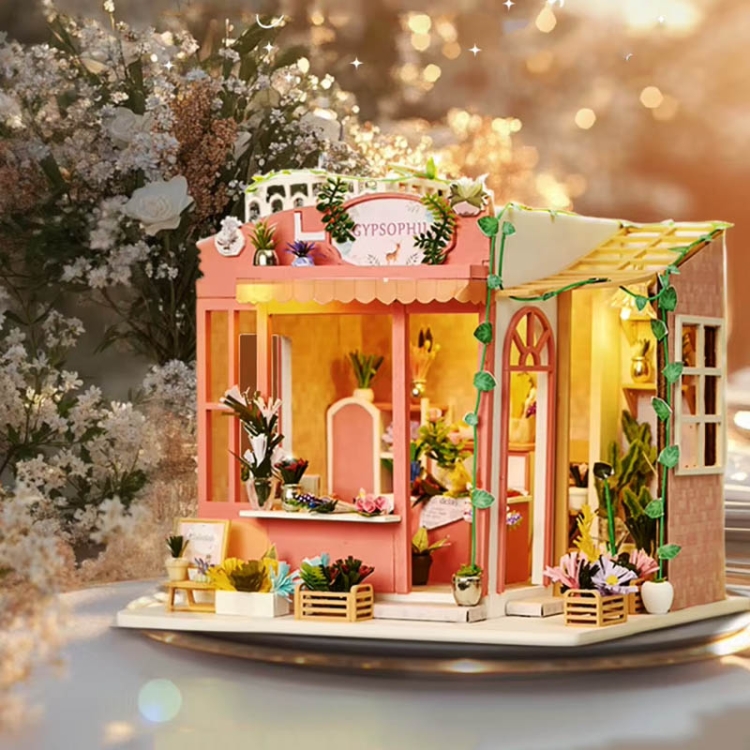 Miniaturowy domek - Urocza kwiaciarnia