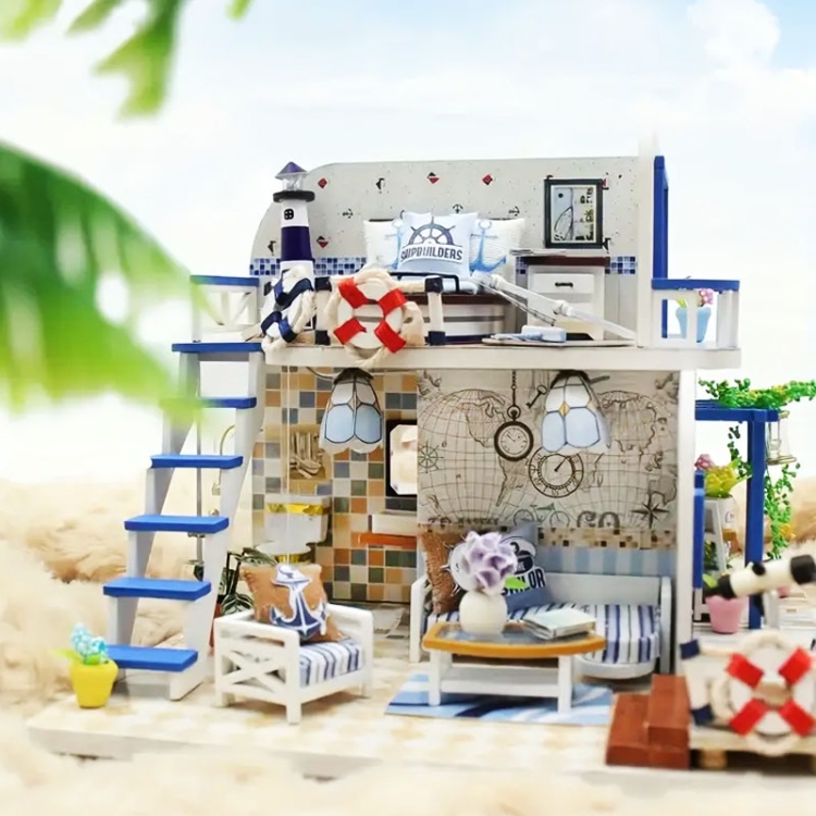 Miniaturowy domek - Lazurowy poranek