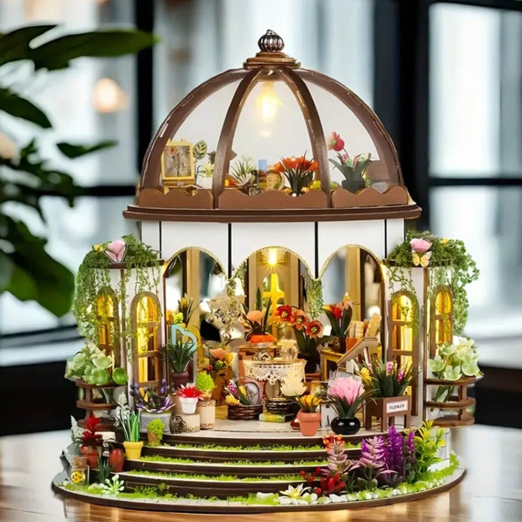 Miniaturowy domek - Ogród pod gwiazdami