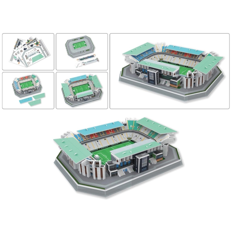 Stadion piłkarski - CLUB BRUGGE - Puzzle 3D 144 elementy - model klubowy