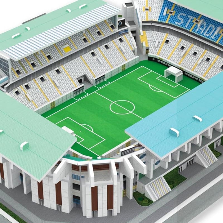 Stadion piłkarski - CLUB BRUGGE - Puzzle 3D 144 elementy - model klubowy