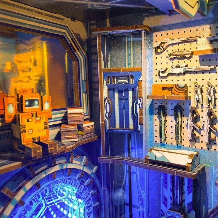 Miniaturowy domek Book Nook - Tunel czasoprzestrzeni