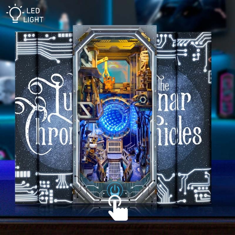 Miniaturowy domek Book Nook - Tunel czasoprzestrzeni