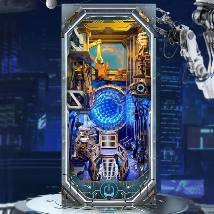 Miniaturowy domek Book Nook - Tunel czasoprzestrzeni