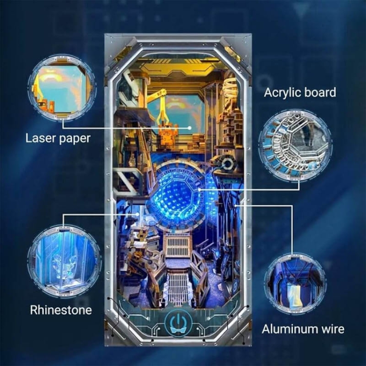 Miniaturowy domek Book Nook - Tunel czasoprzestrzeni