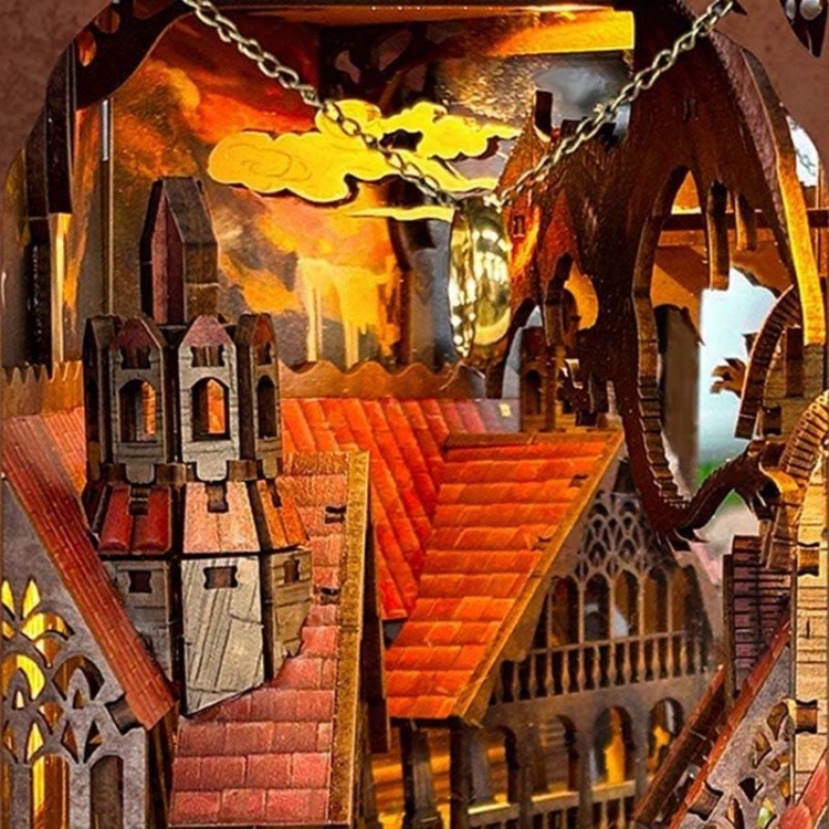 Miniaturowy domek Book Nook - Władca Pierścieni