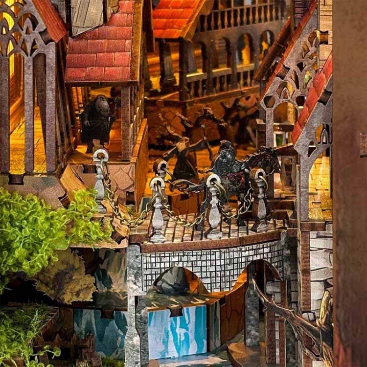 Miniaturowy domek Book Nook - Władca Pierścieni