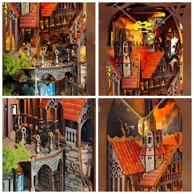 Miniaturowy domek Book Nook - Władca Pierścieni