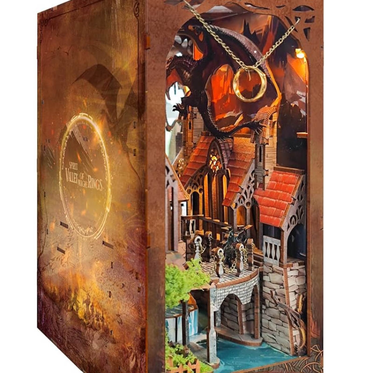 Miniaturowy domek Book Nook - Władca Pierścieni