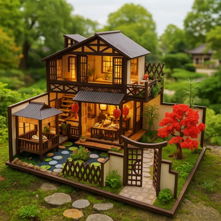 Miniaturowy domek - Pawilon słonecznej harmonii