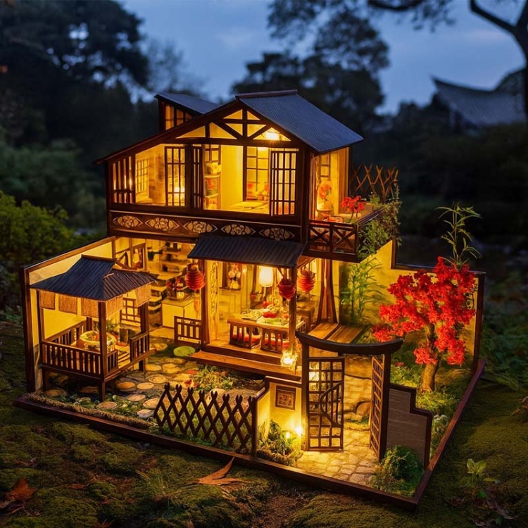 Miniaturowy domek - Pawilon słonecznej harmonii