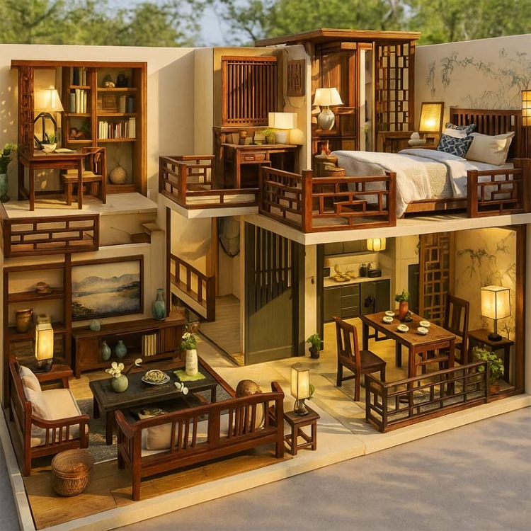 Miniaturowy domek - Magiczny Sajgon